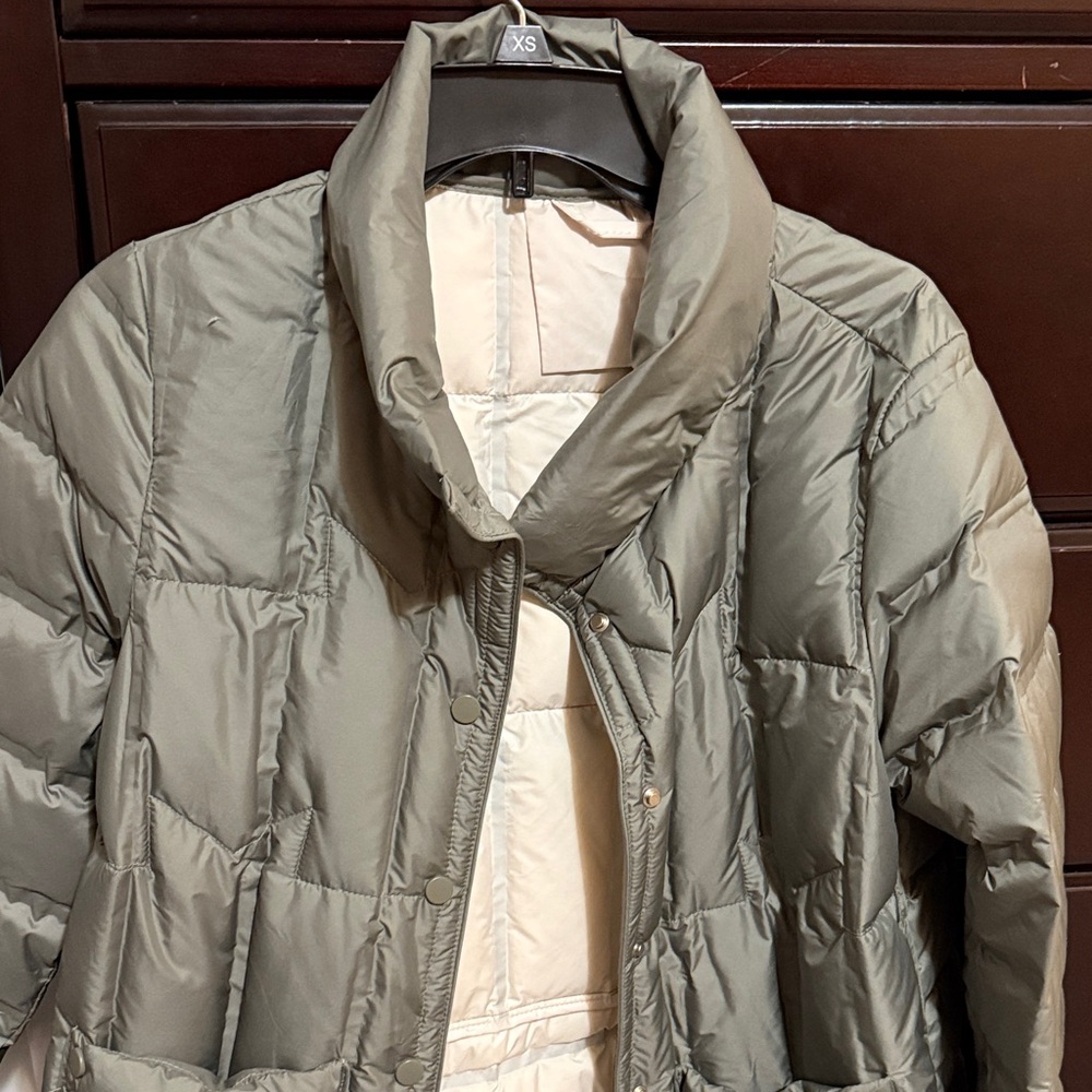 Uniqlo Kids Olive Puffer Jacket
